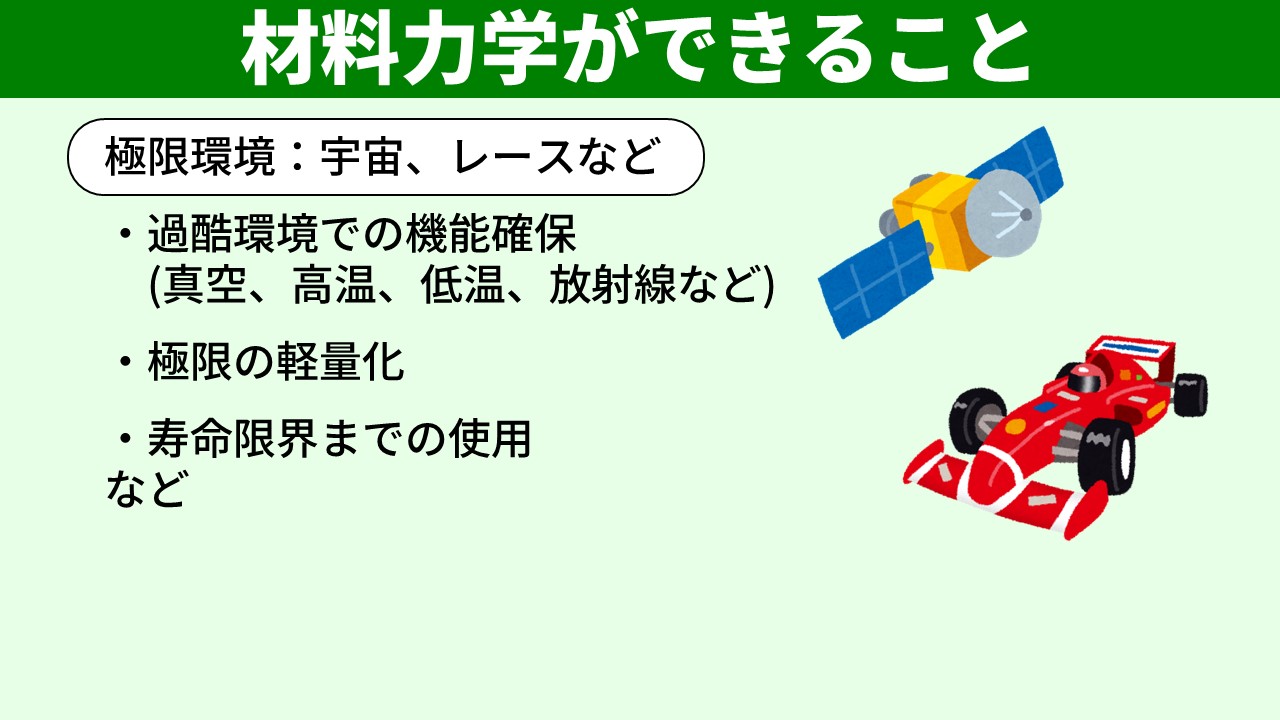 極限環境で使われる材料力学